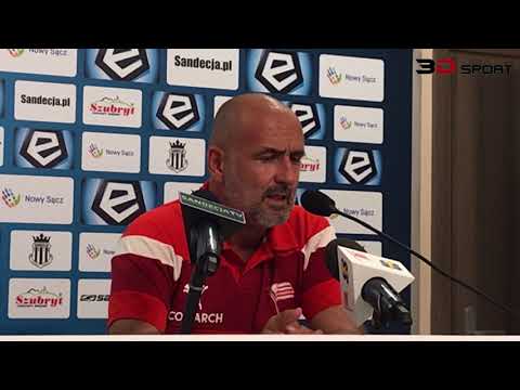 E: Sandecja Nowy Sącz - Cracovia [Konferencja]. 2018-05-12