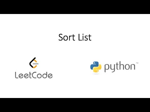 Leetcode - Sort List (Python)