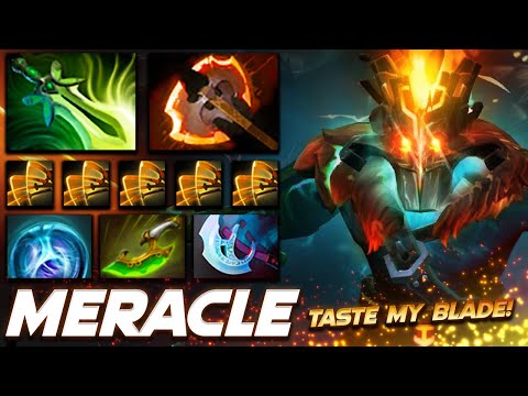 Meracle Juggernaut Taste My Blade Reaction - Dota 2 Pro Gameplay [Watch & Learn]