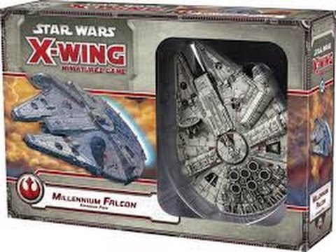 Star wars X-Wing Millenium Falcon Expansion Unboxing