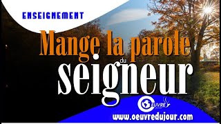 Mange le parole du seigneur