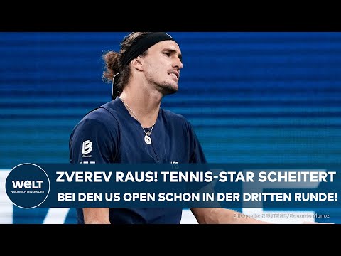 TENNIS: Frühes Aus bei den US Open - Alexander Zverev scheitert schon in der 3. Runde