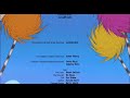 The Lorax 2012 End Credits