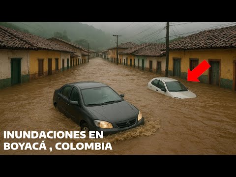 🚨Boyacá, Colombia fue devastado por Inundaciones masivas que arrastraron todo a su paso en Belén