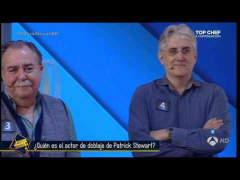 Javier Franquelo y Patrick Stewart dos caballeros