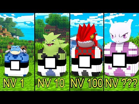 ⚠️ NÍVEIS DA LUCKY PIXELMON ( POKEMON ) - MINECRAFT ⚠️