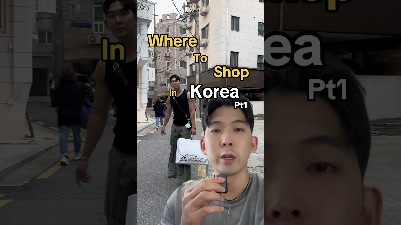 Where to shop in Seoul Korea pt1 #musinsa #koreanfashion