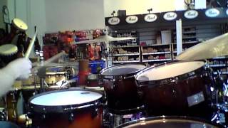 Video thumbnail for Tama Starclassic Maple 2010 14x8 Snare Drum  Dark Cherry Sunburst W/ Black Nickel Hardware by Newcastle Drum Centre