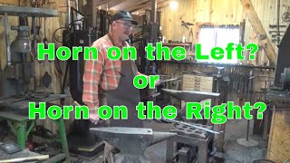 Orienting your anvil - horn to the left? or horn to the right?