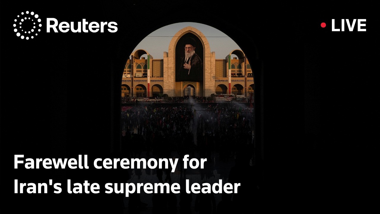 Video | LIVE: Farewell ceremony for Iran's late Supreme Leader Ali Khamenei