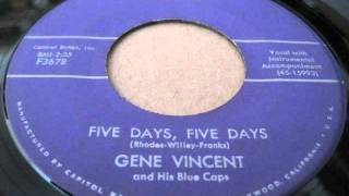 gene vincent - five days, five days + b-i-bickey-bi, bo-bo-go