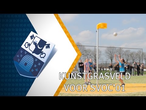 Eerste wedstrijd  op kunstgrasveld SVOC'01 - Peel en Maas TV Venray