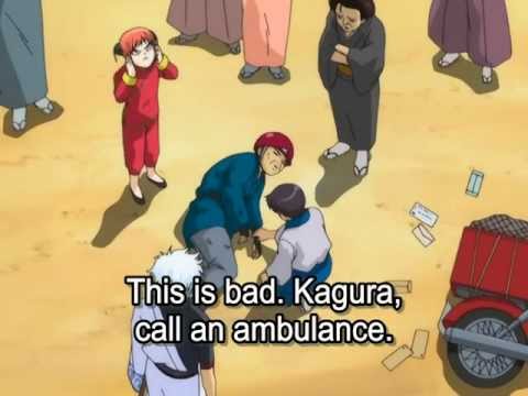 Kagura calls an ambulance
