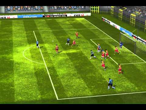 FIFA 14 iPhone/iPad - AA CARAS vs. FC Barcelona