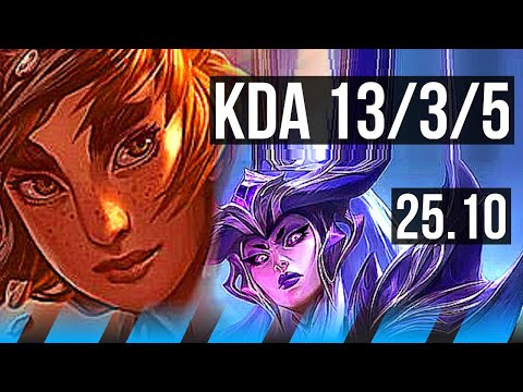 TALIYAH vs SYNDRA (MID) | 9 solo kills, 13/3/5 | NA Challenger | 25.10