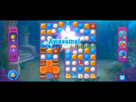 Fishdom Super Hard Level 10514 (with Double Lightning Boosters) @choraelmin