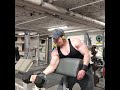 20kgs one arm biceps curl 3x8 reps
