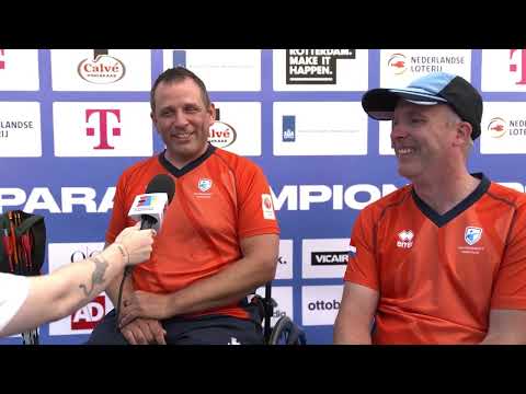 In Out Events - Atmosphere at the Kop van Zuid   Para Archery   European Para Championships 2023