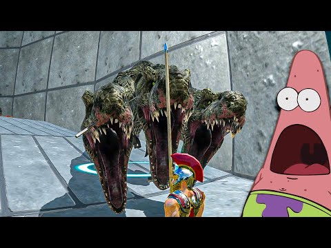 Three Headed T-rex Death Run - Animal Revolt Battle Simulator