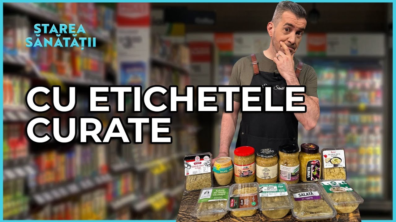 Salata de vinete din comerț la control! Românești sau turcești? Aproape OK! Cu Etichetele Curate #35