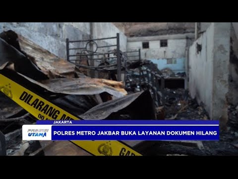 POLRES METRO JAKBAR BUKA LAYANAN DOKUMEN HILANG BAGI KORBAN KEBAKARAN KALIANYAR