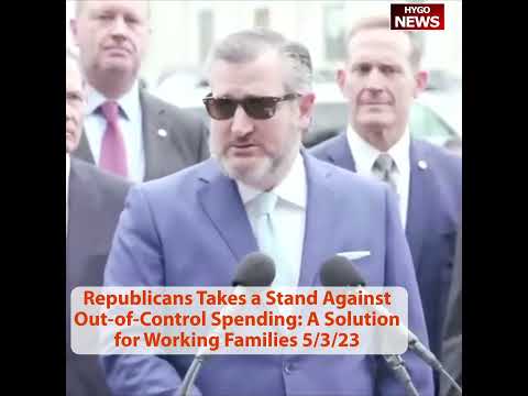 Republicans Take A Stand Against Out-Of-Control Spending: A Solution For Working Families