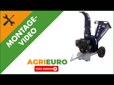 Professioneller Benzinhäcksler BullMach ZEUS 120 BSE - Motor B&S XR2100 13.5 PS mit E-Starter