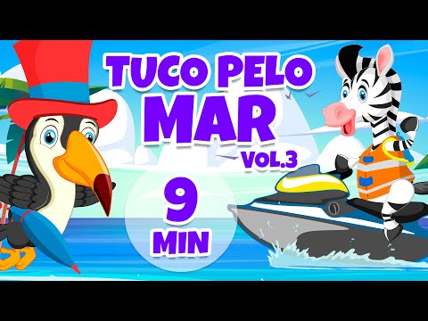 Tuco Pelo Mar Vol. 3 - Giramille 9 min | Desenho Animado Musical