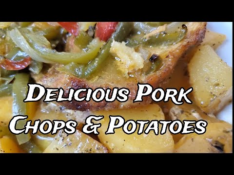Delicious Pork Chops & Potatoes | One Pan