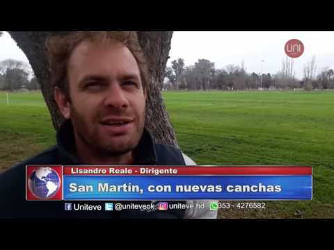 San Martín, con nuevas canchas