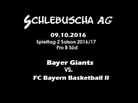 2016-10-09 Bayer Giants Vs. FC Bayern Basketball II