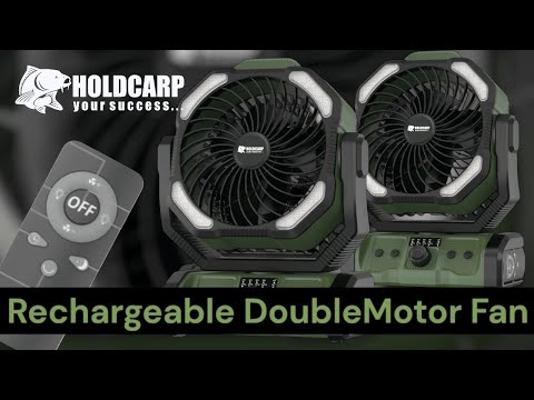 HOLDCARP - Ventilátor Rechargeable DoubleMotor Fan