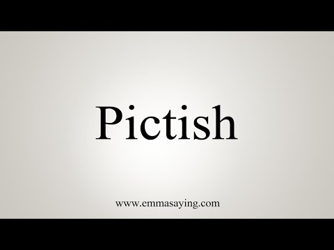 How To Say Pictish