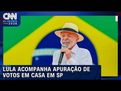Lula acompanha apuração de votos em casa, em São Paulo | CNN ELEIÇÕES