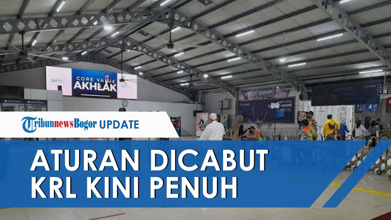 Jumlah Penumpang KRL Meningkat Sejak Dicabutnya Sejumlah Aturan