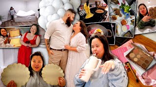 VLOG: getting on "ozempic" + weightloss chat, valentine's day, fun PR unboxing haul, cleaning day ❤️