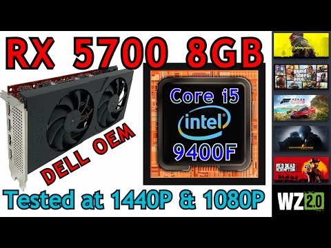 RX 5700 + i5-9400F | 6 Games tested at 1440P & 1080P (2023)