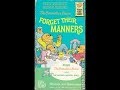 Opening To The Berenstain Bears Forget Their Manners 1989 VHS Alternate Printing