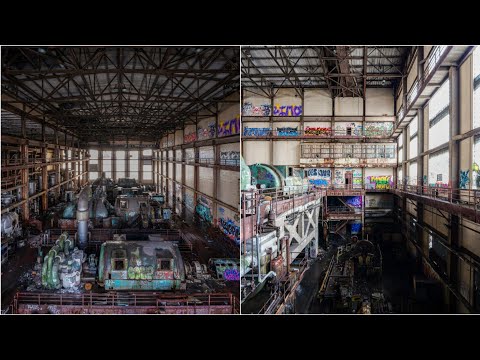 Ran Into Scrappers at Abandoned Power Plant Sparks Fly!