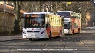 preview picture of video 'Norrköping buses in 2012'