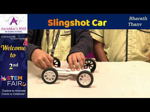 Slingshot Car #stem #stemeducation #robotics #AAVISHKARBMS