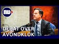 Kamer debatteert over avondklok | NU.nl