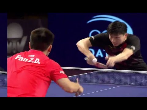 2017 Qatar Open (Ms-Final) MA Long Vs FAN Zhendong [Full Match/English|HD]