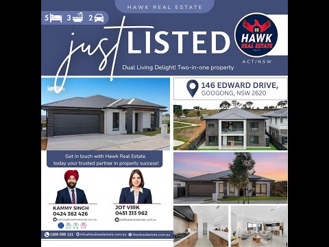 146 Edward Drive, Googong, NSW 2620, 5 રૂમ, 3 બાથરૂમ, House