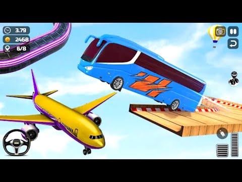 Crazy Bus GT Stunt Driving | Crazy Bus Stunt Driving Gameplay Simulator | Pear Craft Gaming
