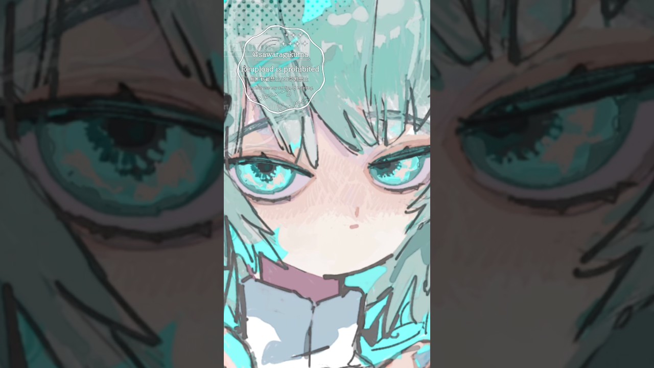 ぴりぴり #shorts #イラストメイキング #drawing #illustration #創作