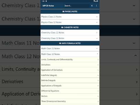 MPCB Study Notes Video