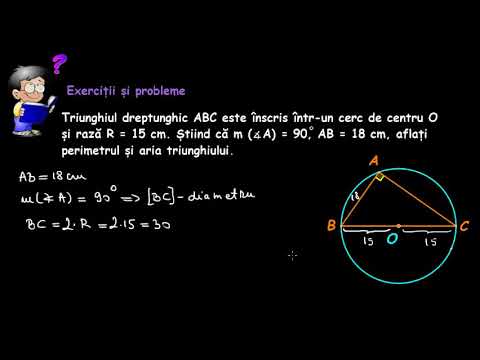 Unghi înscris în cerc (aplicații) | Lectii-Virtuale.ro