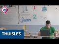 Les geven vanuit leeg klaslokaal: 'Niemand praat nu door me heen' - OMROEP WEST