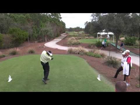 GOLF SWING 2012 - VIJAY SINGH DRIVER - ELEVATED DOWN THE LINE & SLOW MOTION - HQ 1080p HD